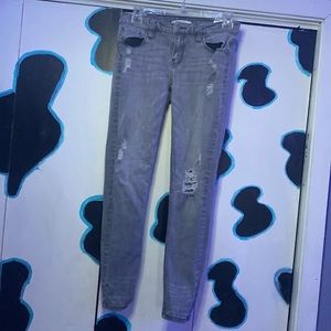 Grey eunina skinny jeans:worn once:size 5: